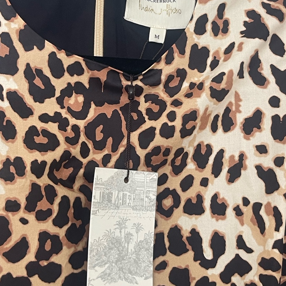 Tuckernuck Leopard Print Long Sleeve Dress - NWT - Picture 3 of 5
